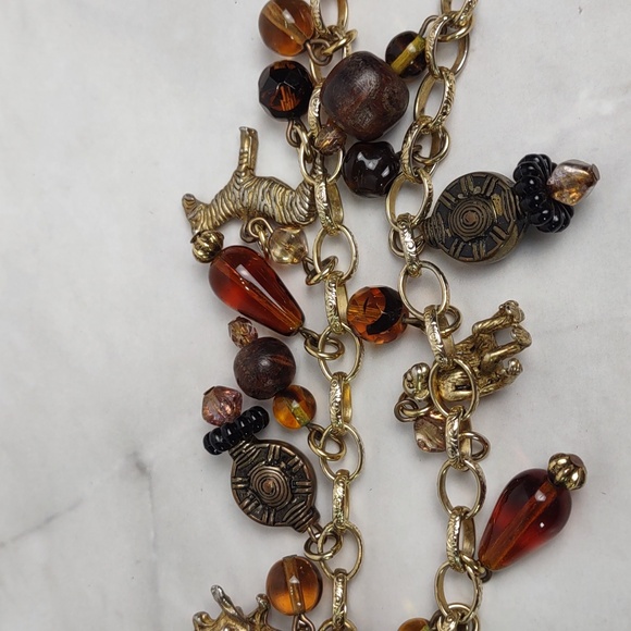 Three Ladies Animal Charm Necklace - Picture 14 of 15